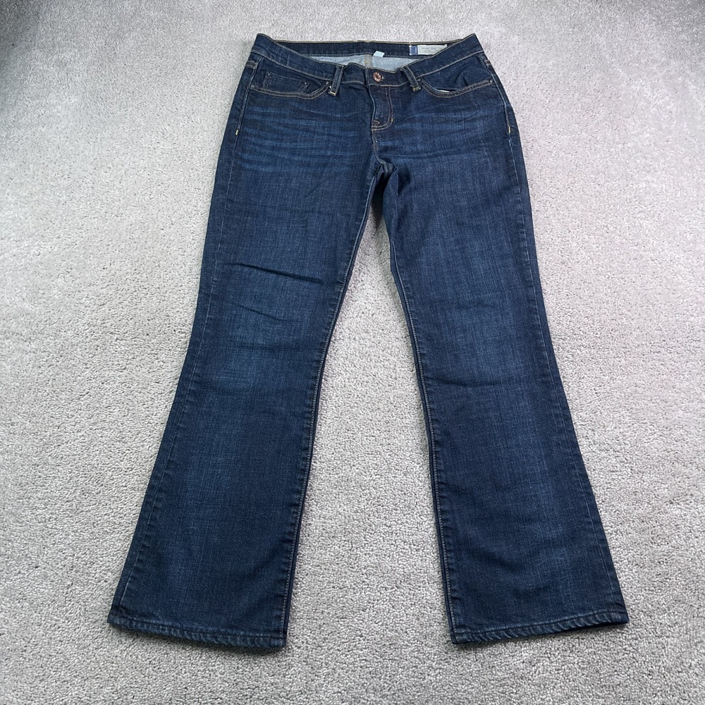Vintage Gap Jeans Women 6 Ankle Blue Bootcut Stretch Dark Wash Denim Y2K